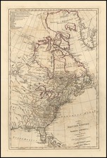 United States, North America and Canada Map By Samuel Dunn