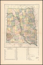 South and Plains Map By Rand McNally & Company