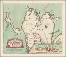 South America and Brazil Map By Isaak Tirion