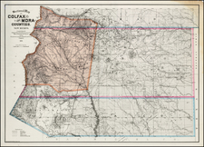 Southwest Map By Edward Rollandet