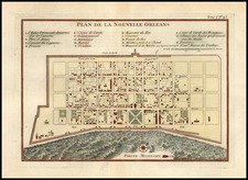 South Map By Jacques Nicolas Bellin