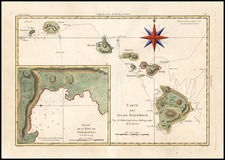 Hawaii, Australia & Oceania and Hawaii Map By Rigobert Bonne