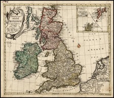 British Isles Map By Leonard Von Euler