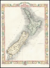 Australia & Oceania and New Zealand Map By John Rapkin