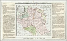 Poland and Baltic Countries Map By Louis Brion de la Tour