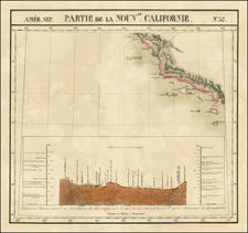 California Map By Philippe Marie Vandermaelen