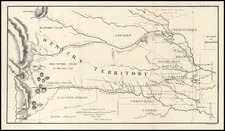 Plains and Rocky Mountains Map By Col. Henry P. Dodge  &  Lt. Enoch Steen