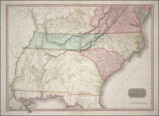 South, Southeast, Midwest and Plains Map By John Pinkerton