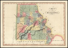 Midwest and Plains Map By Hinton, Simpkin & Marshall