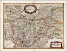 Europe and Italy Map By Willem Janszoon Blaeu