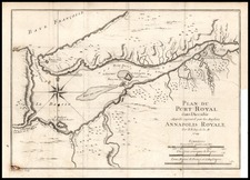 Canada Map By Jacques Nicolas Bellin