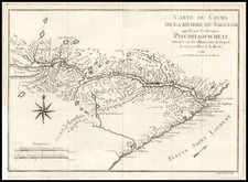 Canada Map By Jacques Nicolas Bellin