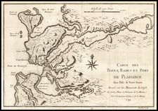 Canada Map By Jacques Nicolas Bellin