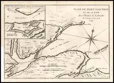 Canada Map By Jacques Nicolas Bellin