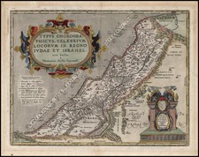 Asia and Holy Land Map By Abraham Ortelius