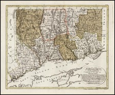 New England Map By Daniel Friedrich Sotzmann