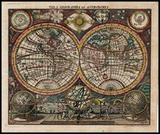 World, World, Celestial Maps and Curiosities Map By L Steinberger