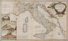 Europe, Italy and Balearic Islands Map By Herman Moll