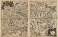 Austria, Hungary, Romania and Balkans Map By Giacomo Giovanni Rossi - Giacomo Cantelli da Vignola