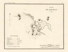 Mexico Map By Eugene Duflot De Mofras