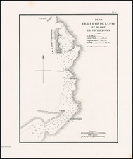 Baja California Map By Eugene Duflot De Mofras