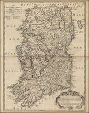 Ireland Map By Giacomo Giovanni Rossi - Giacomo Cantelli da Vignola