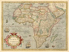 Africa and Africa Map By Jodocus Hondius