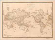 World and World Map By Adrien-Hubert Brué