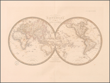 World and World Map By Adrien-Hubert Brué