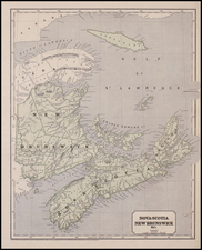 Canada Map By Sidney Morse  &  Samuel Breese