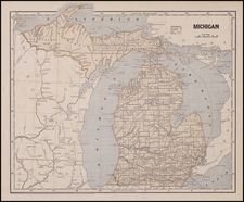 Midwest Map By Sidney Morse  &  Samuel Breese