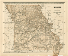 Midwest Map By Sidney Morse  &  Breese