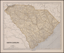 Southeast Map By Sidney Morse  &  Samuel Breese
