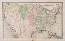 United States Map By Thomas Gamaliel Bradford