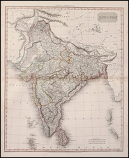 Asia and India Map By John Pinkerton