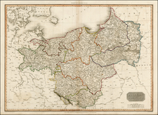 Poland, Baltic Countries and Germany Map By John Pinkerton