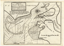 Southeast Map By Herman Moll