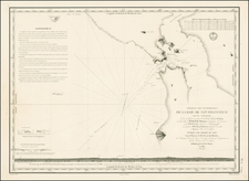 California and San Francisco & Bay Area Map By Abel Aubert   Du Petit-Thouars