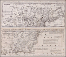 United States, New England, Mid-Atlantic, South, Southeast, Texas, Midwest, Plains, Southwest, North America and Canada Map By Thomas Bowen