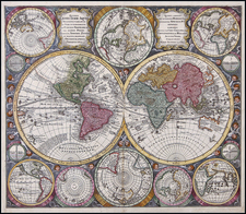 World and World Map By Matthaus Seutter