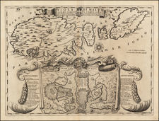 Mediterranean and Balearic Islands Map By Giacomo Giovanni Rossi - Giacomo Cantelli da Vignola