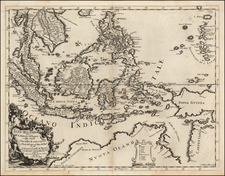 Southeast Asia, Philippines, Other Islands, Australia and Other Pacific Islands Map By Giacomo Giovanni Rossi - Giacomo Cantelli da Vignola