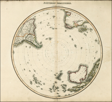 World, Southern Hemisphere, Polar Maps, Australia & Oceania, Australia and Oceania Map By John Pinkerton