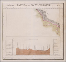 California Map By Philippe Marie Vandermaelen