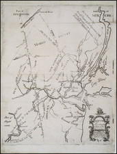 Mid-Atlantic Map By James Alexander / James Turner / Benjamin Franklin / James Parker