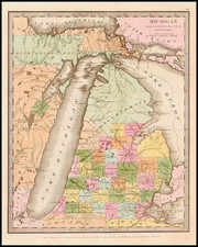 Midwest Map By David Hugh Burr