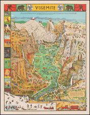 California Map By Jo Mora