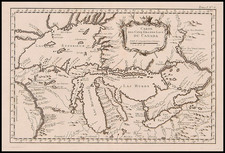 Midwest and Canada Map By Jacques Nicolas Bellin