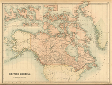 Polar Maps, Alaska and Canada Map By Adam & Charles Black