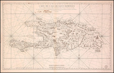 Caribbean Map By Jacques Nicolas Bellin